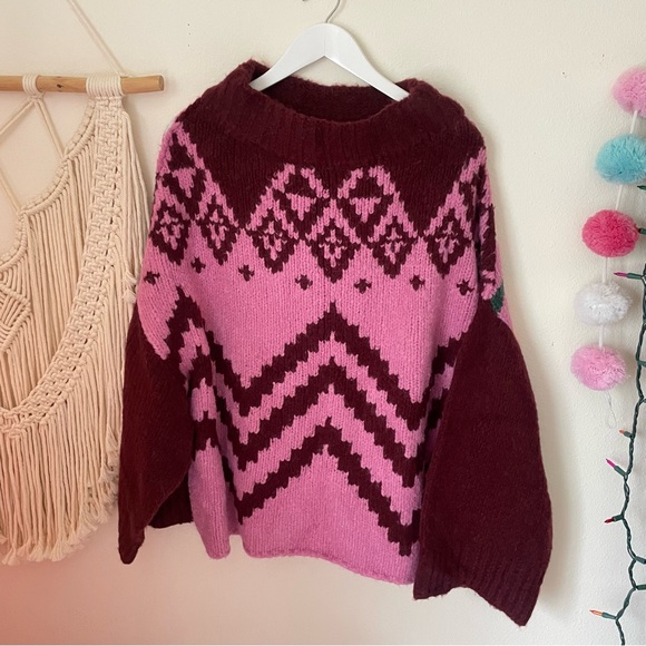 Free People New Nordic Pullover Sweater / Free People Sweater - Picture 3 of 7